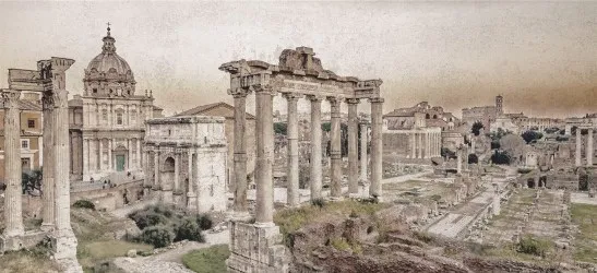 FORI IMPERIALI  | Carta da parati Monumenti Italiani - Cod. 730-1